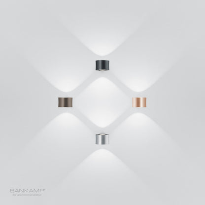 Bronze eloxiert, Anthrazit matt eloxiert, Rose_gold eloxiert, Nickel matt mit Chrom abgesetzt, Bankamp-impulse-wandleuchte_Bronze eloxiert,, Anthrazit matt eloxiert, Rose_gold eloxiert, Nickel matt mit Chrom abgesetzt.jpg